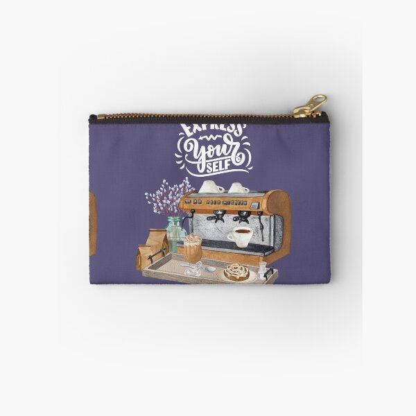 Item preview, Express Yourself Coffee Barista (Purple) designed and sold by TidyKitchenInc.