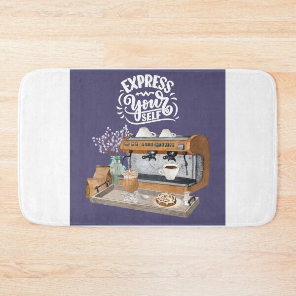 Item preview, Express Yourself Coffee Barista (Purple) designed and sold by TidyKitchenInc.