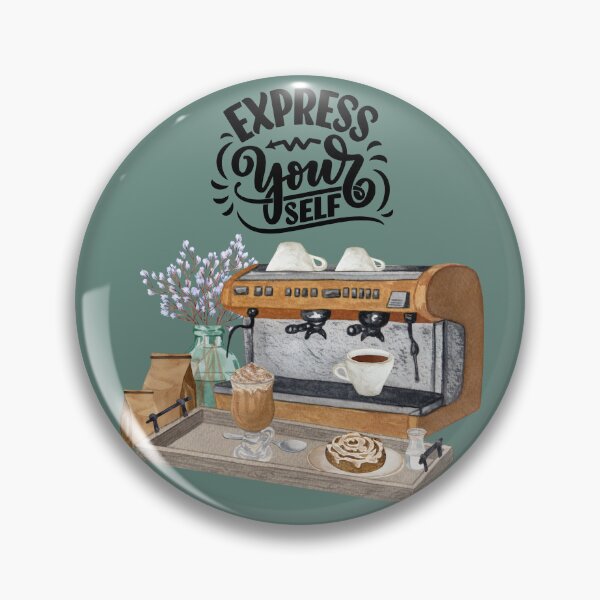 Item preview, Copy of Express Yourself Coffee Barista (Teal) designed and sold by TidyKitchenInc.