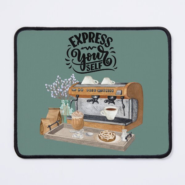 Item preview, Copy of Express Yourself Coffee Barista (Teal) designed and sold by TidyKitchenInc.