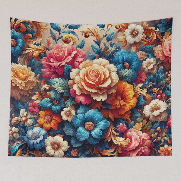 Item preview, Baroque Blossoms: A Luxuriant Dance of Nature's Finest designed and sold by ArtComixHaven.