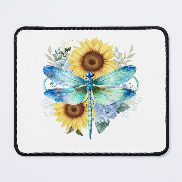 Item preview, Dragonfly Sunflowers gift for those who love Dragonflies and Sunflowers designed and sold by sjohnson70.