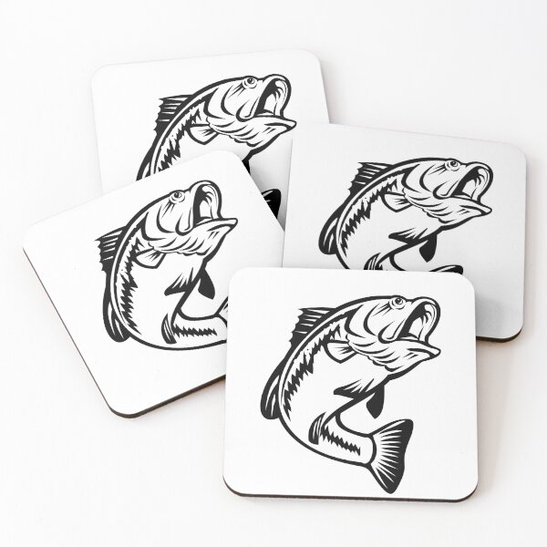 Item preview, Big Mouth Bass Fisherman designed and sold by TrinketTeez.