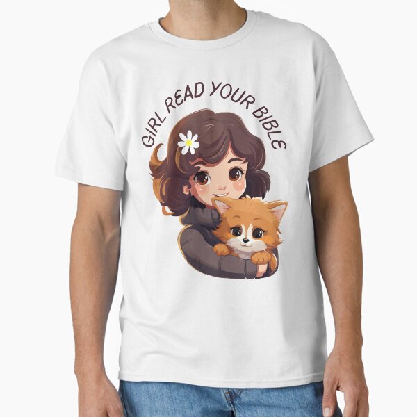 Item preview, Girl Read Your Bible - Kitten  designed and sold by Tina Mancusi.