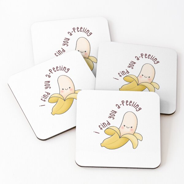 Item preview, Funny smiling peeled banana  designed and sold by DesignsbySimons.