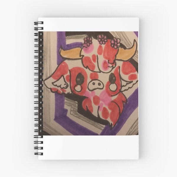 Item preview, Asexual Red Spotted Floof Cow designed and sold by Elliotte Montgomery.