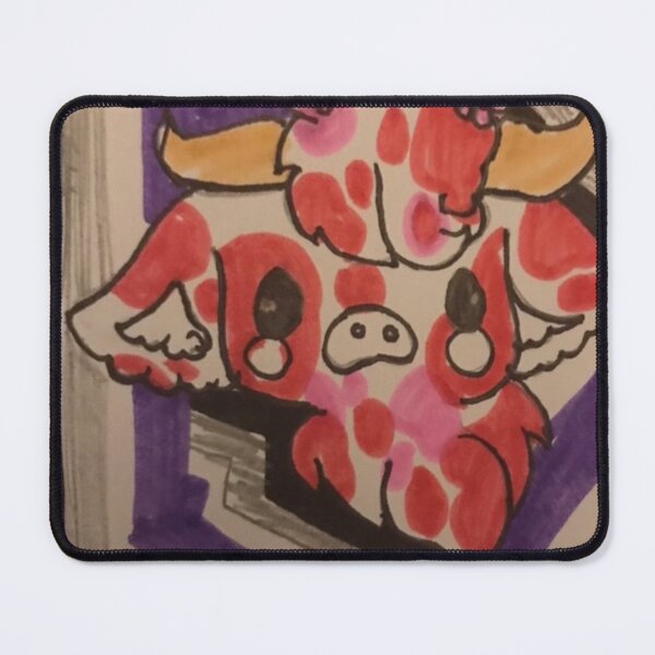 Item preview, Asexual Red Spotted Floof Cow designed and sold by Elliotte Montgomery.