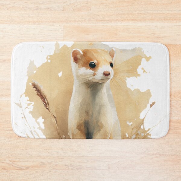 Item preview, Watercolor Stoat designed and sold by TheAnimalZ00.