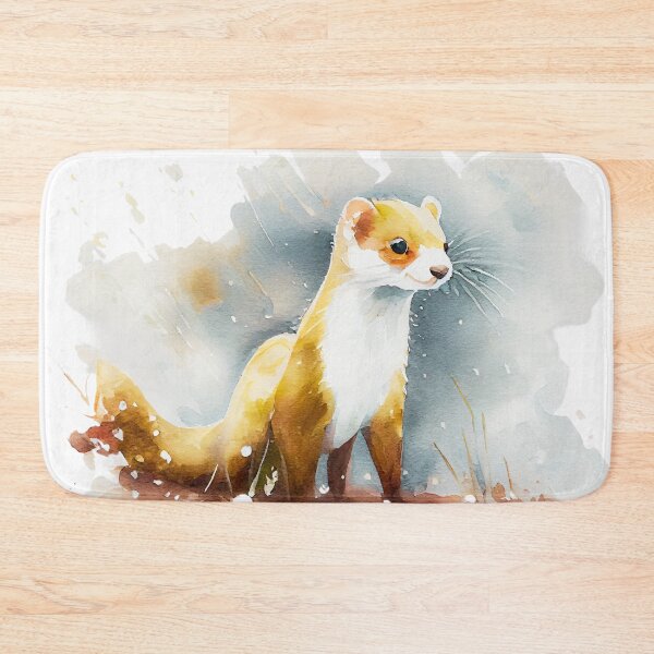 Item preview, Watercolor Stoat designed and sold by TheAnimalZ00.