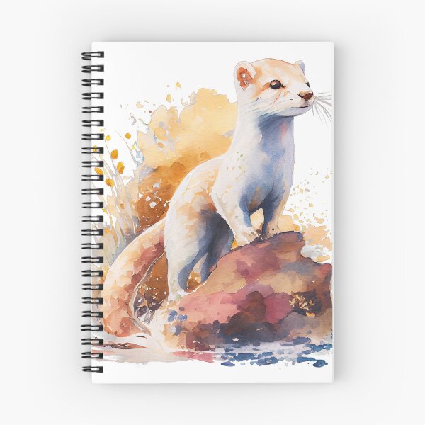 Item preview, Stoat Watercolor designed and sold by TheAnimalZ00.