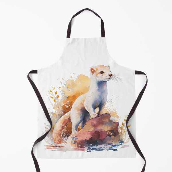 Item preview, Stoat Watercolor designed and sold by TheAnimalZ00.