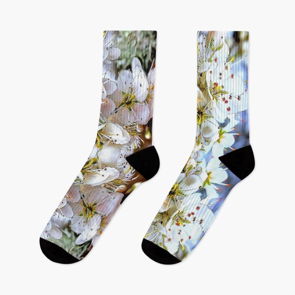 Item preview, Pattern from blackthorn blossom in spring designed and sold by Robin3DT.
