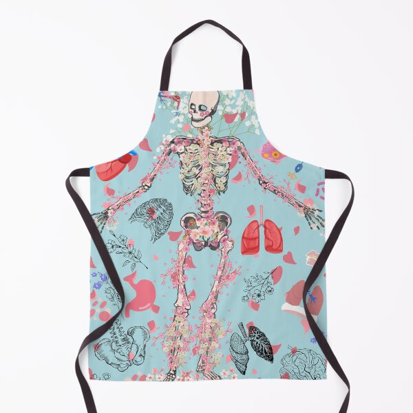 Item preview, Human anatomy, skeleton and flowers designed and sold by Mil-Lunas.