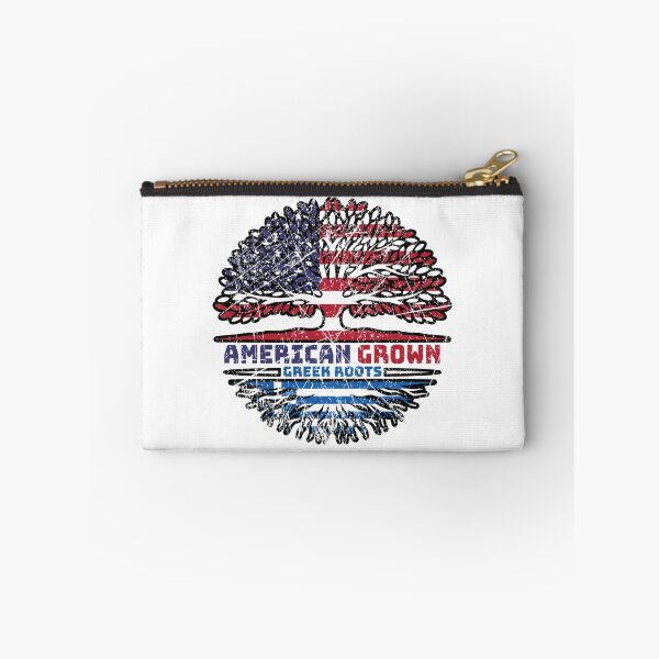 Item preview, Greece Greek US American USA United States Tree Roots Flag designed and sold by FlagX.