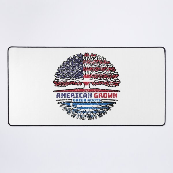 Item preview, Greece Greek US American USA United States Tree Roots Flag designed and sold by FlagX.