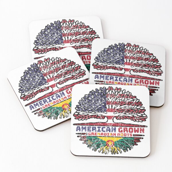 Item preview, Grenada Grenadian US American USA United States Tree Roots Flag designed and sold by FlagX.