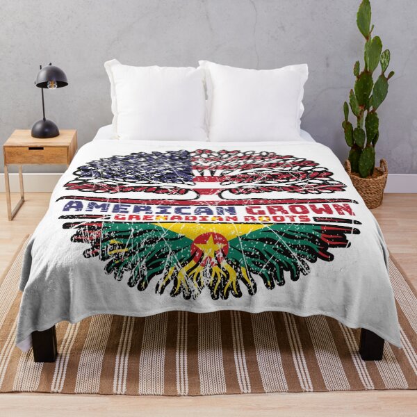 Item preview, Grenada Grenadian US American USA United States Tree Roots Flag designed and sold by FlagX.