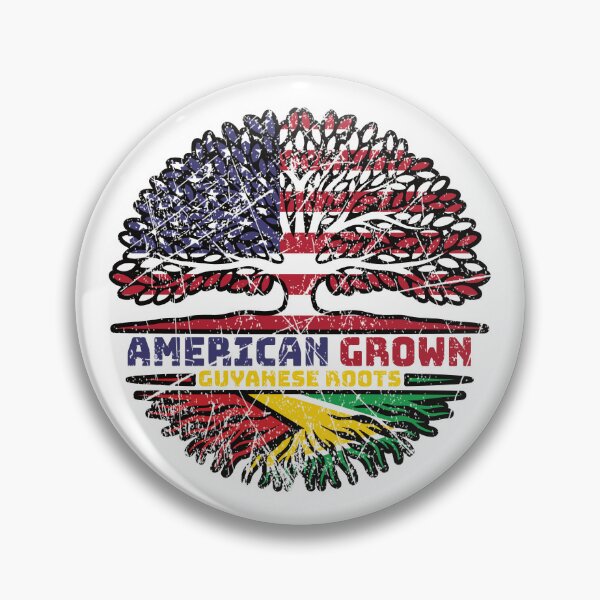 Item preview, Guyana Guyanese US American USA United States Tree Roots Flag designed and sold by FlagX.