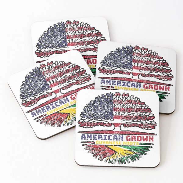 Item preview, Guyana Guyanese US American USA United States Tree Roots Flag designed and sold by FlagX.