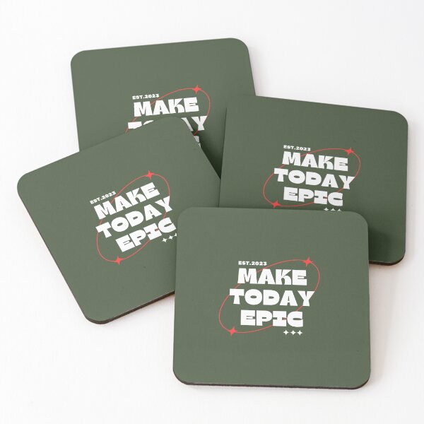 Item preview, Make Today Epic | Green Background designed and sold by RM-Journey.