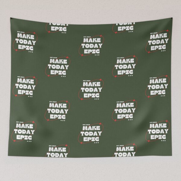 Item preview, Make Today Epic | Green Background designed and sold by RM-Journey.