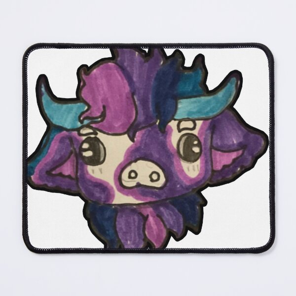 Item preview, Purple Floof Cow designed and sold by Elliotte Montgomery.
