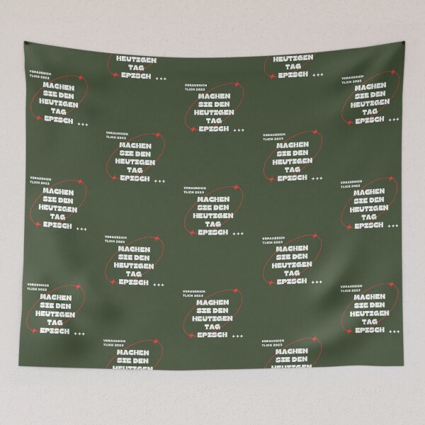 Item preview, Mach den heutigen Tag episch | Green Background designed and sold by RM-Journey.