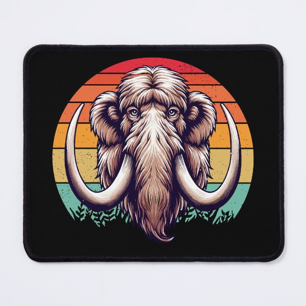 Item preview, Woolly Mammoth - Retro Vintage Woolly Mammoth designed and sold by JessArty ⭐⭐⭐⭐⭐.