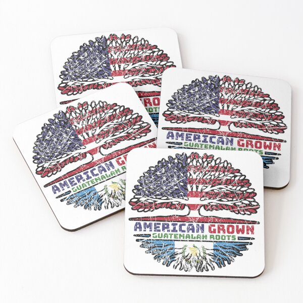 Item preview, Guatemala Guatemalan US American USA United States Tree Roots Flag designed and sold by FlagX.