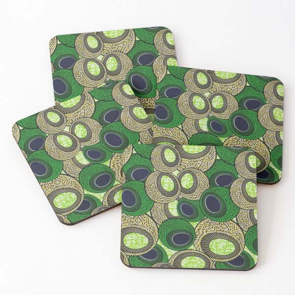 Item preview, African Colorful Ethnic Design Green Yellow Orange designed and sold by ZedColors.