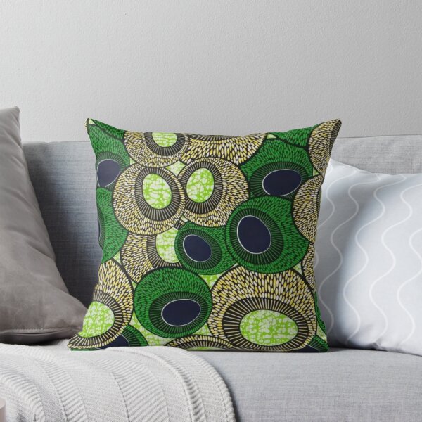 Item preview, African Colorful Ethnic Design Green Yellow Orange designed and sold by ZedColors.