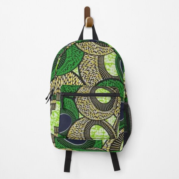 Item preview, African Colorful Ethnic Design Green Yellow Orange designed and sold by ZedColors.