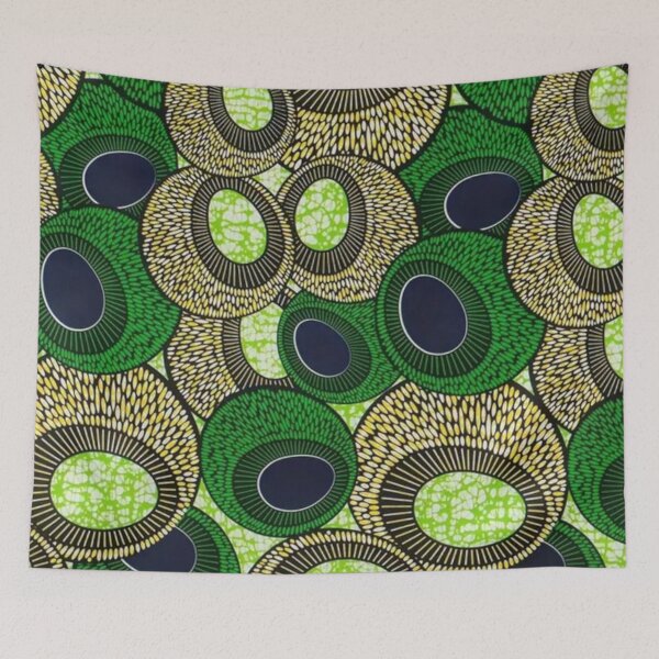 Item preview, African Colorful Ethnic Design Green Yellow Orange designed and sold by ZedColors.