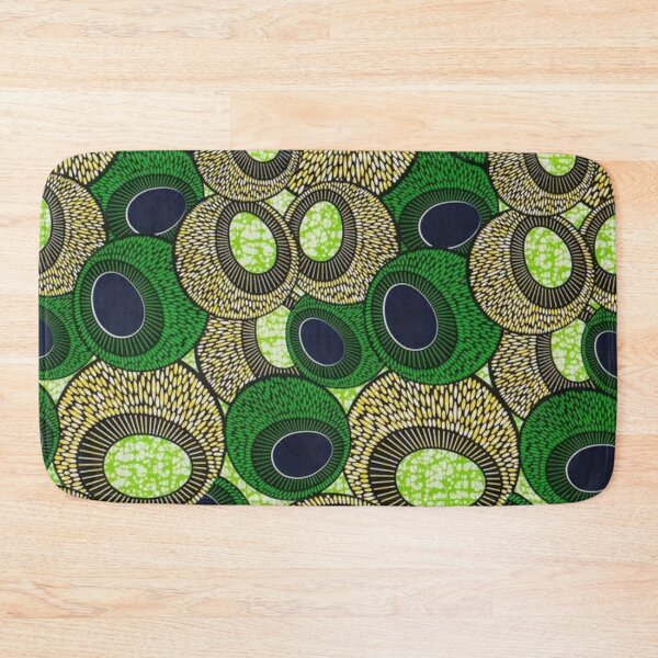 Item preview, African Colorful Ethnic Design Green Yellow Orange designed and sold by ZedColors.