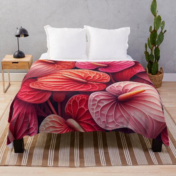 Item preview, Sculpted Elegance: Artistic Anthuriums in a Dance of Colour designed and sold by ArtComixHaven.