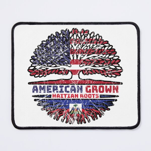 Item preview, Haiti Haitian US American USA United States Tree Roots Flag designed and sold by FlagX.