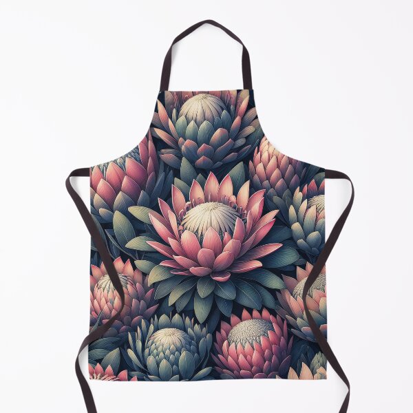 Item preview, Protean Elegance Protea Blossoms in a Symmetry of Beauty designed and sold by ArtComixHaven.