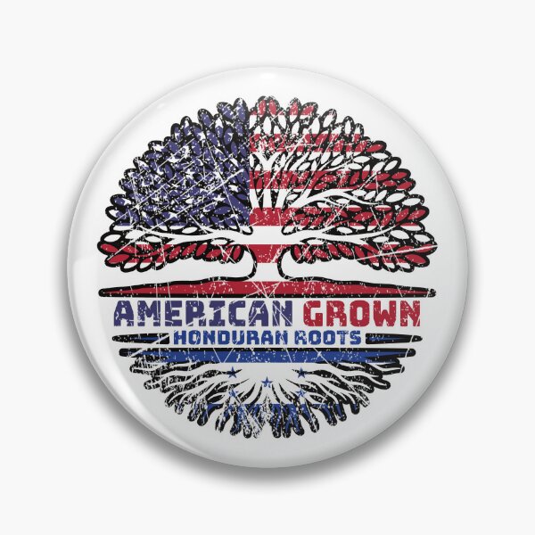 Item preview, Honduras Honduran US American USA United States Tree Roots Flag designed and sold by FlagX.