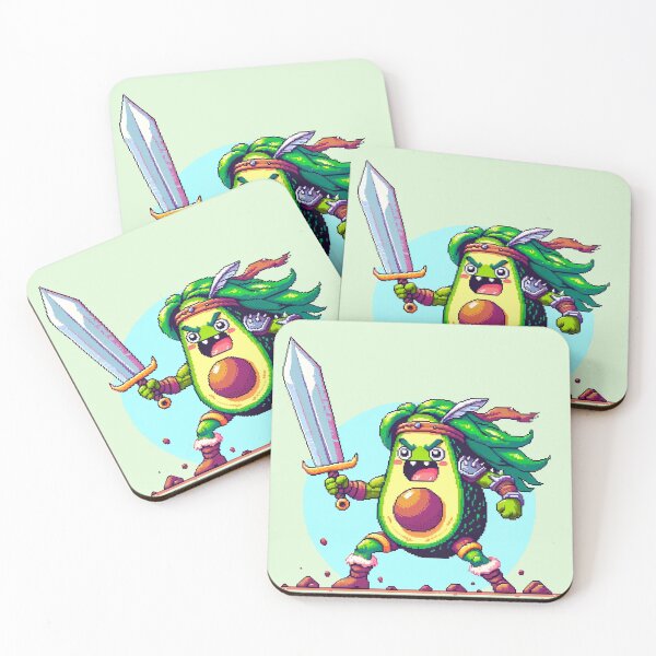 Item preview, Brave Avocado - Barbarian vol.2 designed and sold by janarspixels.