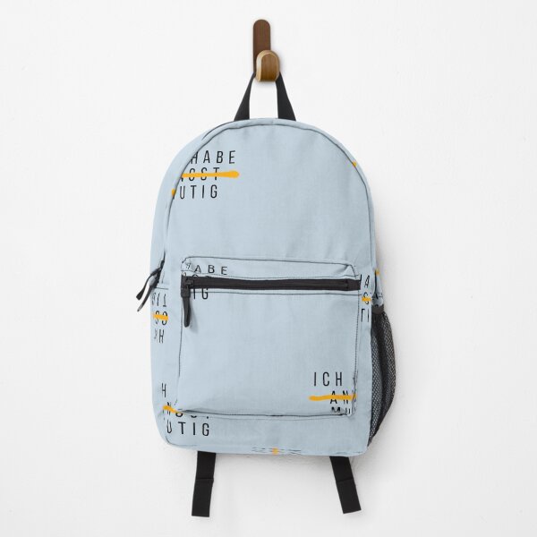 Item preview, Ich bin mutig | Pastel Blue Background designed and sold by RM-Journey.