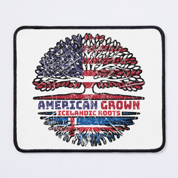 Item preview, Iceland Icelandic American USA Tree Roots Flag designed and sold by FlagX.