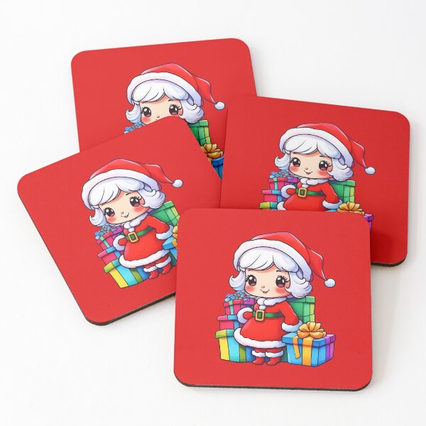Item preview, kawaii mrs klaus with presents designed and sold by Cosmicreations1.