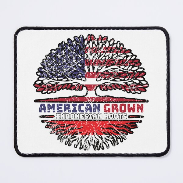 Item preview, Indonesia Indonesian US American USA United States Tree Roots Flag designed and sold by FlagX.