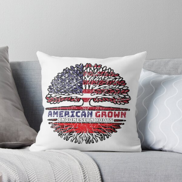 Item preview, Indonesia Indonesian US American USA United States Tree Roots Flag designed and sold by FlagX.