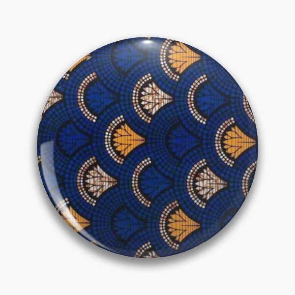Item preview, African Colorful Ethnic Design Blue Yellow Orange designed and sold by ZedColors.