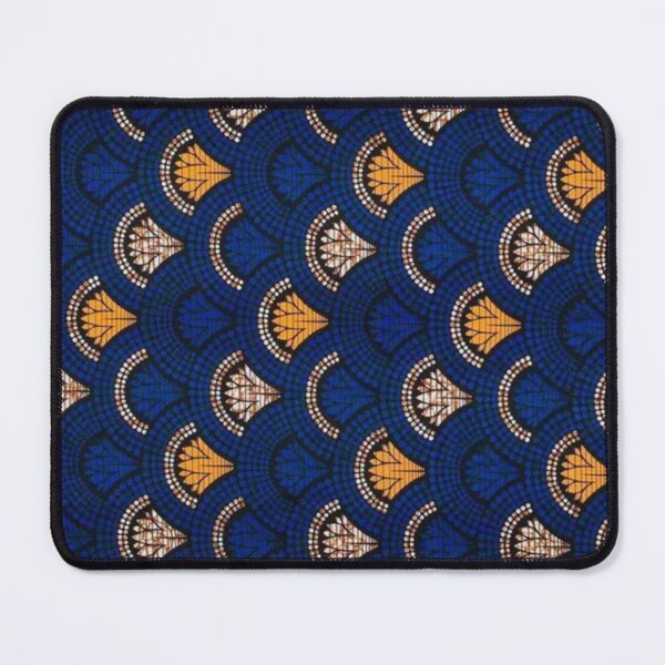 Item preview, African Colorful Ethnic Design Blue Yellow Orange designed and sold by ZedColors.