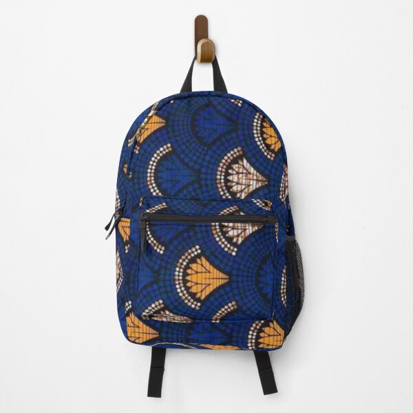 Item preview, African Colorful Ethnic Design Blue Yellow Orange designed and sold by ZedColors.