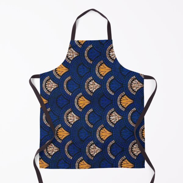 Item preview, African Colorful Ethnic Design Blue Yellow Orange designed and sold by ZedColors.