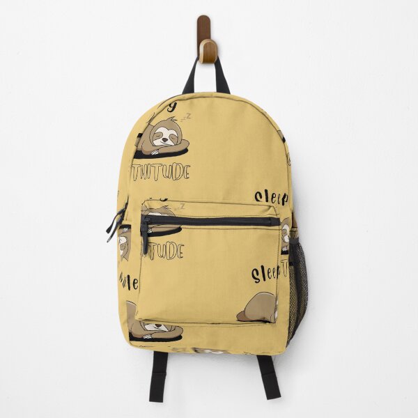 Item preview, Sleepy Slothitude | Sloth Illustration | Yellow Background designed and sold by RM-Journey.