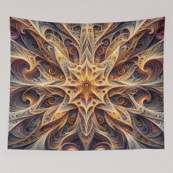 Item preview, Fractal Grandeur: Infinite Complexity in a Mandala of Swirls designed and sold by ArtComixHaven.